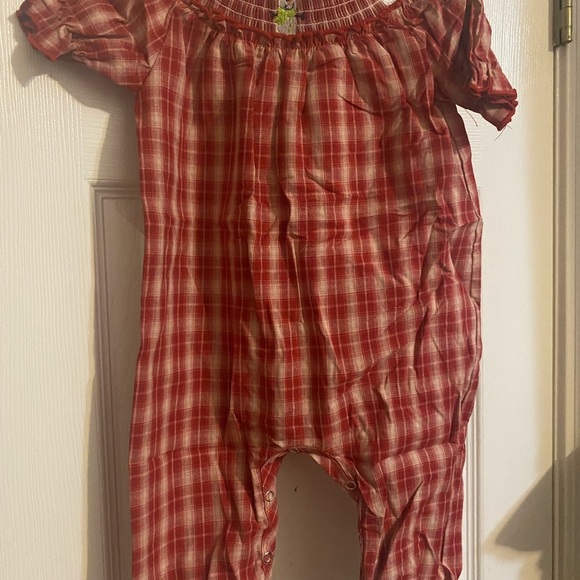 NWT Smocked Snowman Bubble Romper - Picture 4 of 7